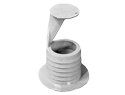 LH-11 Cross-flow Target Nozzle.  4-12 GPM Capacity, Gravity Flow Fits STD 1-5/8" Diameter Distribution Deck Hole
